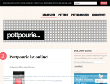 Tablet Screenshot of pottpourie.wordpress.com