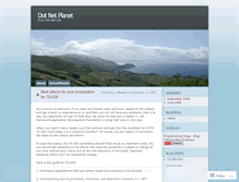 Tablet Screenshot of dotnetplanet.wordpress.com