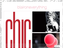 Tablet Screenshot of blaironeverything.wordpress.com