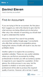 Mobile Screenshot of davincieleven.wordpress.com