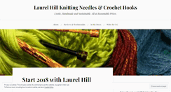 Desktop Screenshot of laurelhillknitting.wordpress.com