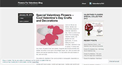 Desktop Screenshot of flowersforvalentinesblogz.wordpress.com