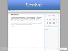 Tablet Screenshot of europejczyk.wordpress.com