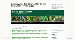 Desktop Screenshot of jualbibitsayuranmurah.wordpress.com