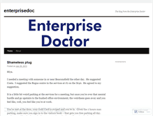 Tablet Screenshot of enterprisedoc.wordpress.com