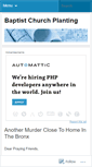 Mobile Screenshot of baptistplanting.wordpress.com