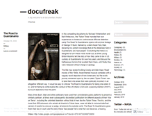 Tablet Screenshot of docufreak.wordpress.com
