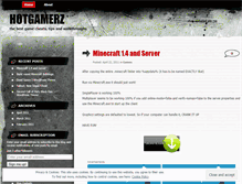 Tablet Screenshot of hotgamerz.wordpress.com