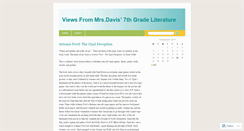 Desktop Screenshot of adavis.wordpress.com