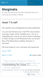 Mobile Screenshot of journalmarginalia.wordpress.com