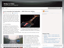 Tablet Screenshot of bridge2china.wordpress.com
