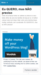 Mobile Screenshot of euqueromasnaopreciso.wordpress.com