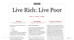 Desktop Screenshot of liverichlivepoor.wordpress.com