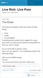 Mobile Screenshot of liverichlivepoor.wordpress.com