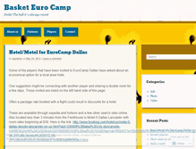 Tablet Screenshot of eurocampbasket.wordpress.com