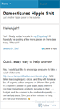 Mobile Screenshot of hippieposer.wordpress.com