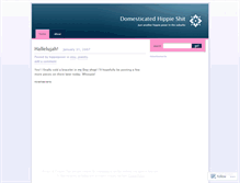 Tablet Screenshot of hippieposer.wordpress.com