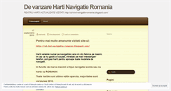 Desktop Screenshot of hartinavigatieromania.wordpress.com