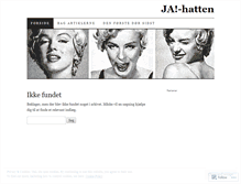 Tablet Screenshot of jahatten.wordpress.com