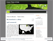Tablet Screenshot of greenpokeadots.wordpress.com