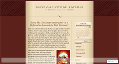 Desktop Screenshot of drrothman.wordpress.com