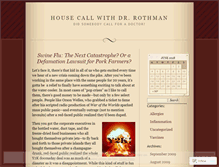 Tablet Screenshot of drrothman.wordpress.com