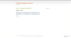 Desktop Screenshot of fatherdaughterrecs.wordpress.com