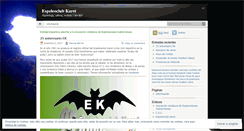 Desktop Screenshot of espeleokarst.wordpress.com