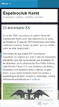 Mobile Screenshot of espeleokarst.wordpress.com