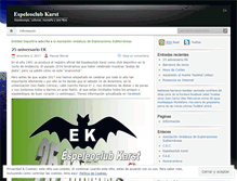 Tablet Screenshot of espeleokarst.wordpress.com