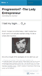 Mobile Screenshot of progression7.wordpress.com