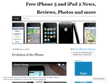 Tablet Screenshot of freeiphoneipadnews.wordpress.com