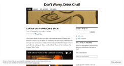 Desktop Screenshot of dontworrydrinkchai.wordpress.com