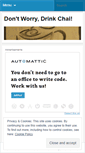 Mobile Screenshot of dontworrydrinkchai.wordpress.com