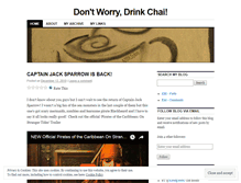 Tablet Screenshot of dontworrydrinkchai.wordpress.com