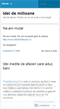 Mobile Screenshot of ideidemilioane.wordpress.com