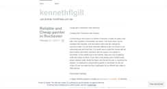 Desktop Screenshot of kennethflgill.wordpress.com