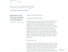 Tablet Screenshot of kennethflgill.wordpress.com