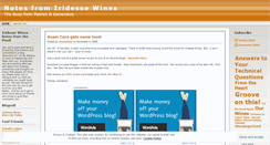 Desktop Screenshot of iridessewines.wordpress.com