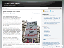 Tablet Screenshot of civilisedviolence.wordpress.com