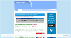 Desktop Screenshot of halofiles.wordpress.com