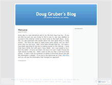 Tablet Screenshot of douggruber.wordpress.com