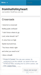 Mobile Screenshot of fromhalfofmyheart.wordpress.com