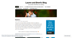 Desktop Screenshot of laurenandbrent.wordpress.com