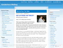 Tablet Screenshot of greaterlove.wordpress.com