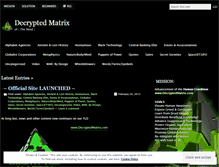 Tablet Screenshot of decryptedmatrix.wordpress.com