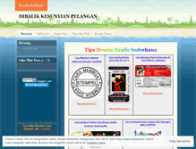 Tablet Screenshot of lombokdihati.wordpress.com