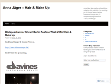 Tablet Screenshot of annajaeger.wordpress.com