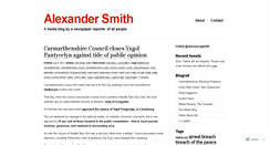 Desktop Screenshot of alexandermurraysmith.wordpress.com