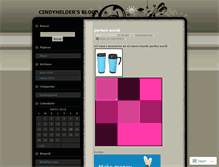 Tablet Screenshot of cindyhelder.wordpress.com